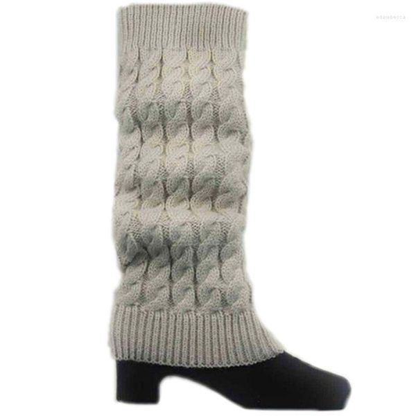 SOCKS SOCKS LADY's Winter Slouch Crochet Crochet High Knee Leggings Boot