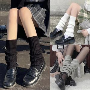 Femmes chaussettes longues bottes manchettes Crochet solide mode chaud respirant décontracté tricoté Calentadores De Pierna Mujer