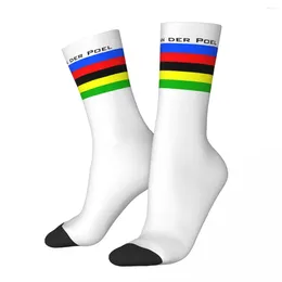 Chaussettes Mathieu Van Der Poel pour femmes, bas pour hommes, gagnant du monde, qualité Kawaii, Sports de plein air, antidérapants, cadeau personnalisé