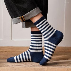 Vrouwen sokken heren midden buis Koreaanse stijl Japanse ins-muziek van de Tide Stripe College Long JK Cotton