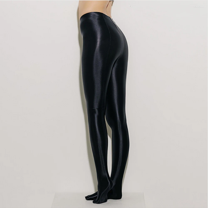 Meias femininas ninho preto sexy calças de cintura alta design cetim material tightfashioned senhoras meia-calça moda senhora meia-calça leohex