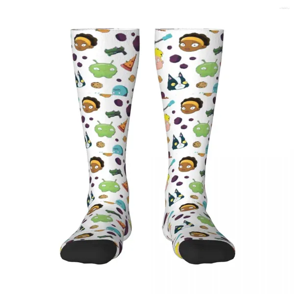 Calcetines de mujer PIKMIN 2 en venta (2) Contraste de color Estilo lindo Compresión Divertido Geek Vintage