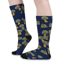 Dames sokken retro slakken kousen paar paddestoelen afdrukken medium zachte elegant lopende sport anti slip ontwerp cadeau idee