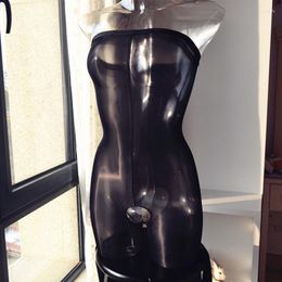 Vrouwensokken sexy olie glanzende glanzende open kruis kousen bodysuit 8d transparante hoge taille strakke plus maat 2