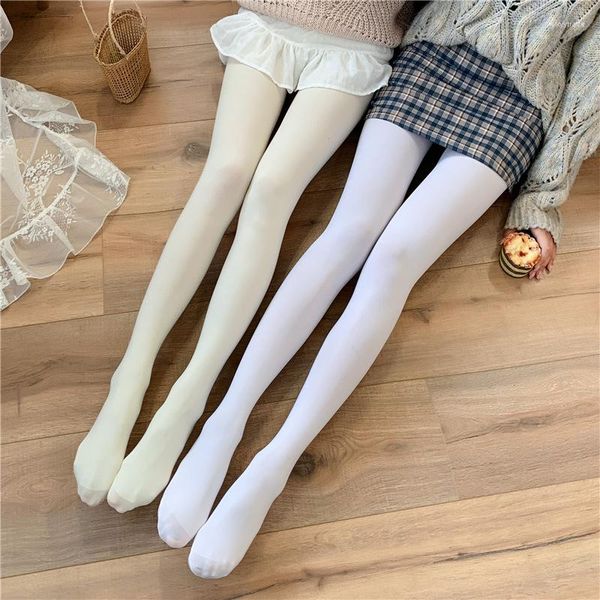 Calcetines de mujer medias sexis baile Ballet pantimedias antienganche escuela secundaria estilo japonés JK Unifrom medias finas