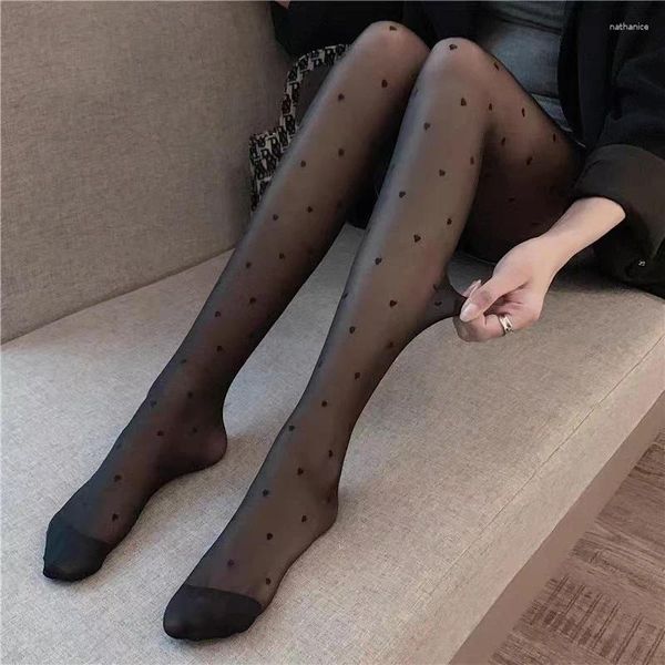 Femmes chaussettes sexy les collants transparents de la femme sexy