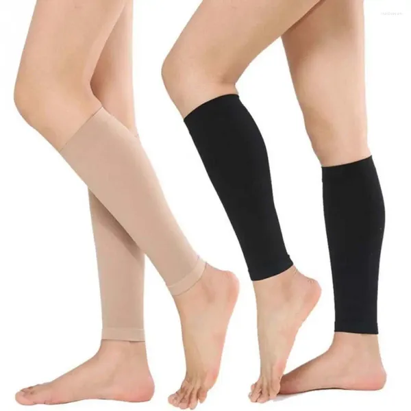 Chaussettes façonnant Anti-friction unisexe pour femmes, bas de Compression pour traitement des varices, pression en Fiber de Polyester pour mollet