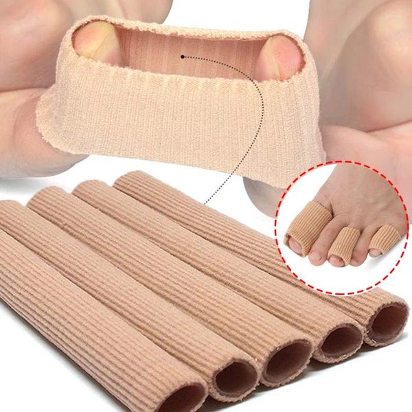 Calcetines de silicona para el dedo del pie, funda protectora para aliviar el dolor, separador de callos, tubo para juanete, vendaje de Gel para el cuidado de los pies, Corrector de funda para el dedo