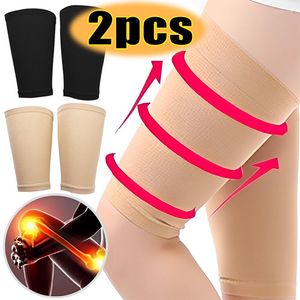 Femmes chaussettes minceur Compression jambe Shaper bras manches brûlant des Calories cuisse-façonnage sport élastique Massage pour hommes