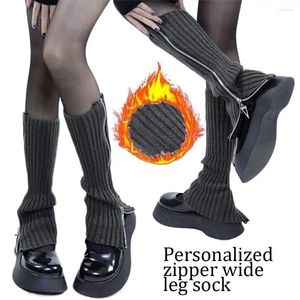 Chaussettes de femmes Sweet Knee High Heple plus chauffante Couvoirs de pied en tricot