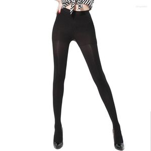 Vrouwen sokken opspringen herfst en winter dikke heup tillen compressiebroek leggings vormt panty calzas polar mujer