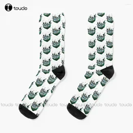 Femmes chaussettes Toon World For Girls Christmas Gift Unisexe Adult Teen Youth Custom Custom 360 ° Digital Print Men Funny Sock