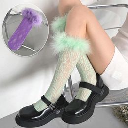 Chaussettes de femmes tendance sexy de la dentelle d'été sexy