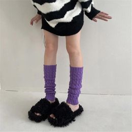Chaussettes de femmes Twit Treot Boot Cuffs Foot Cover Solid Candy Color Stretchy