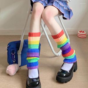 Vrouwen sokken wenyujh knie hoge been warme sok slank punk cool gebreide lange winter lolita cosplay gothic kawaii hiphop rock y2k y2k