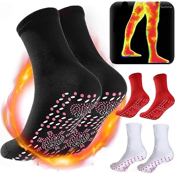 Calcetines de invierno para mujer, calcetín térmico suave, elástico, grueso, antideslizante, para ciclismo al aire libre y esquí