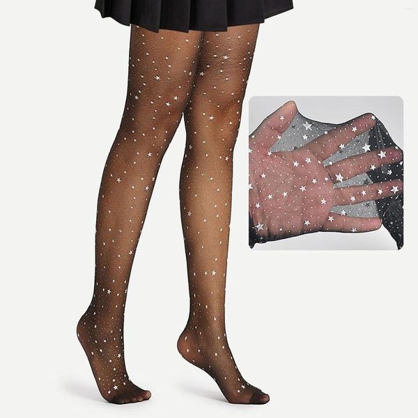 Femmes Chaussettes Femmes Mode Nuageux Collants Contrôle Haut À Motifs Confortable Chaud Polaire Doublé Femmes Hiver Pour Robes