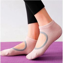 Chaussettes de Yoga professionnelles antidérapantes pour femmes, vente en gros, Section fine d'été, Fitness, pratique de danse au sol en intérieur