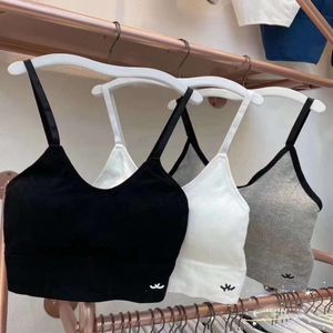 Femmes Spaghetti Strap remboursé de la taille haute du yoga Sports Sports Designer Bustier Tanks Camis