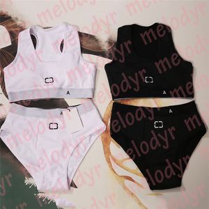 Femmes Sport Bra Set Été Vacances Maillots De Bain Designer Maillot De Bain Lettre Imprimer Lingerie Costume