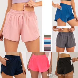 Dames sport shorts buiten vrije vrije tijd hardloop fitness korte broek met zak snel droge sportschool yoga outfit hoogwaardige stijl ademende stijl