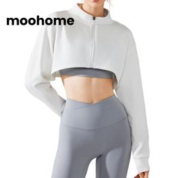 Mujeres Sports Running de chaqueta de yoga Camisa alternativa de entrenamiento para niñas Lady Sportswear