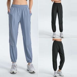 Dames sport yogabroek met zakken hoge taille mode casual pant training training fitness plus size jogger jogger joggers uitlijnde vorming broek