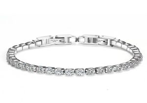 Bracelet de Tennis en acier inoxydable pour femmes, pierres de zircone cubique, cristaux, bijoux Hip Hop 19cm9959064