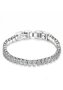 Bracelet de tennis en acier inoxydable Bracelet Cumbic Zirconia Pierres Crystals Hip Hop Bijoux 19CM304V73909286247219