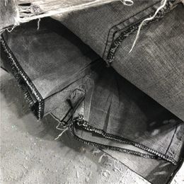 Femme Street Hole Ripped Denim Jupe Shorts Summer Slim Fit Jeans Zipper Sexy A-Line Jirt-Shorts Feminino S-XL 240418
