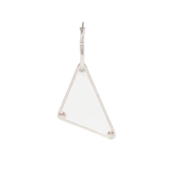 boucles d'oreilles de créateurs boucles d'oreilles créoles boucles d'oreilles mode lettres métal géométrique triangle inversé concepteurs de boucles d'oreilles pour hommes femmes Couple dames fête en gros