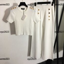 Vrouwen pak Mode Breien sets dames designer jurk 2 stuks T-shirt en rok Zomer Gratis verzending Maat S-XL Nieuwe collectie Mar28