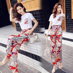 Femmes Summer Summer Style coréen Sortie courte Pantalons de jambe large de mode 2
