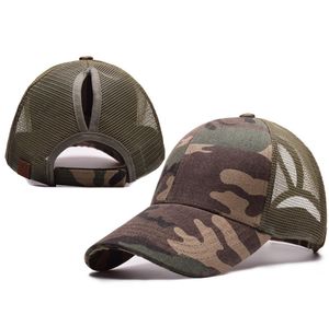 Femmes Summer Baseball Cap Ladies Messy Bun A réglable Chapeau de sport Camouflage femme039 Snapback Mesh Caps CP00046636104