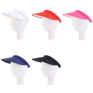 Sombreros de sol de algodón transpirables de verano para mujer, gorra de playa con parte superior vacía, gorra de béisbol con visera plegable de protección UV de ala ancha, gorra de béisbol Unisex