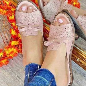 Vrouwen zomer casual slippers flats vrouwelijke buiten ademhabele slingback sandalen dames mode dagelijkse wandel slippers slides j220716