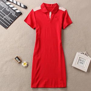 Vestido de verano para mujer, manga corta, vestidos de estilo informal, ropa