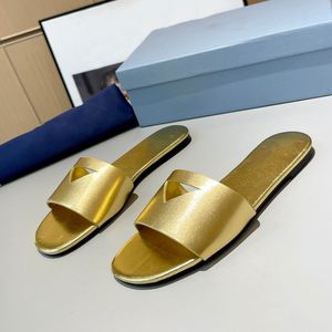 Sandales d'été à la mode pour femmes, chaussures plates décontractées de styliste, douces et confortables, pantoufles de plage de vacances neutres