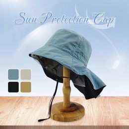 Chapeau seau à séchage rapide pour femmes et filles, Protection solaire en plein air, Tour plage, randonnée, Camping, pêche, 240111