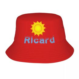 Femmes Summer Ricard Bucket Hat Dames Bob Ricard Place Fishing Sports Outdoor Pull Up Fisherman Panama Wholesale240410