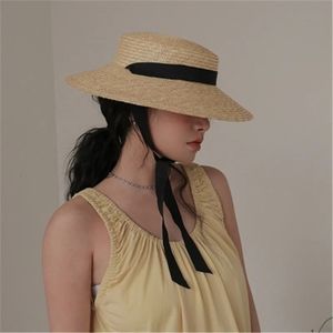 Vrouwen Zomer Strohoed Big Woven Sun Visor Hoed Oversized Bim Seaside Beach Hat Straw Bears Holiday Sunscreen Hat Accessoires 240412