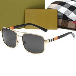 Dames zonnebrillen ontwerper luxe 2688 heren goggle senior mode bril frame vintage metalen zonnebril bb