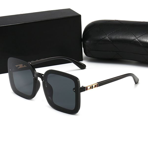 Gafas de sol para mujer HD polarizadas UV400 negro Len verde PC marco moda hombres gafas de sol conducción vacaciones diseñador gafas de sol 9132 #