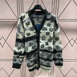 Mujeres suéter diseñador hombres clásico letra impresión manga larga cardigan suéteres moda delgada prendas de punto camisas