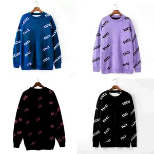 Pull femme pull femme pull col rond pull lettre broderie mujer sweat survêtements pulls couple pulls vêtements d'extérieur crochet vêtements