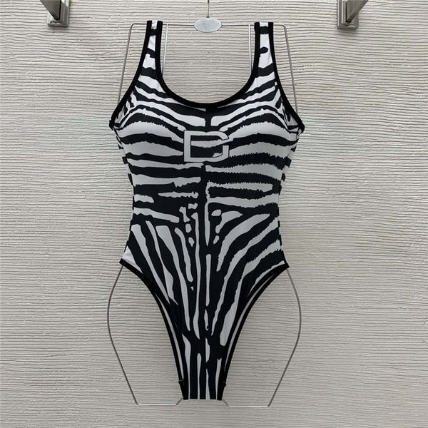 Traje de baño para mujer Bikini Desinger Traje de baño estampado de una pieza Traje de baño Sandy Beach Deportes al aire libre en forma Sexy Bikini de moda Biquini