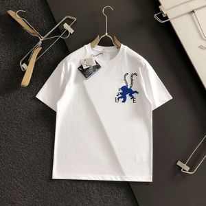 Dames t -shirt designer t -shirt mode cartoon letter borduurwerk grafisch tee casual losse ronde nek pullover tee
