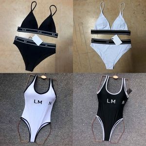 Vrouwen strand bh slip sexy split zwembodysuits badmode badpakken designer luxe brief badpak badpak