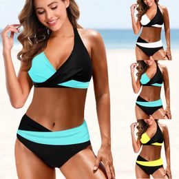 Vrouwen Tanknis Bikini Sets Badpak Vrouwen Bikini Sets Badmode Beachwear Zomer Mode Badpak Tweedelige S-6XL 240113