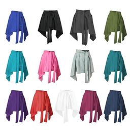 Femme Tennis Selftie Athletic Yoga Jupe Long Strap Hip Covering Bottoms Ballet Sports Wrap Skirts Couvre le châle 240513